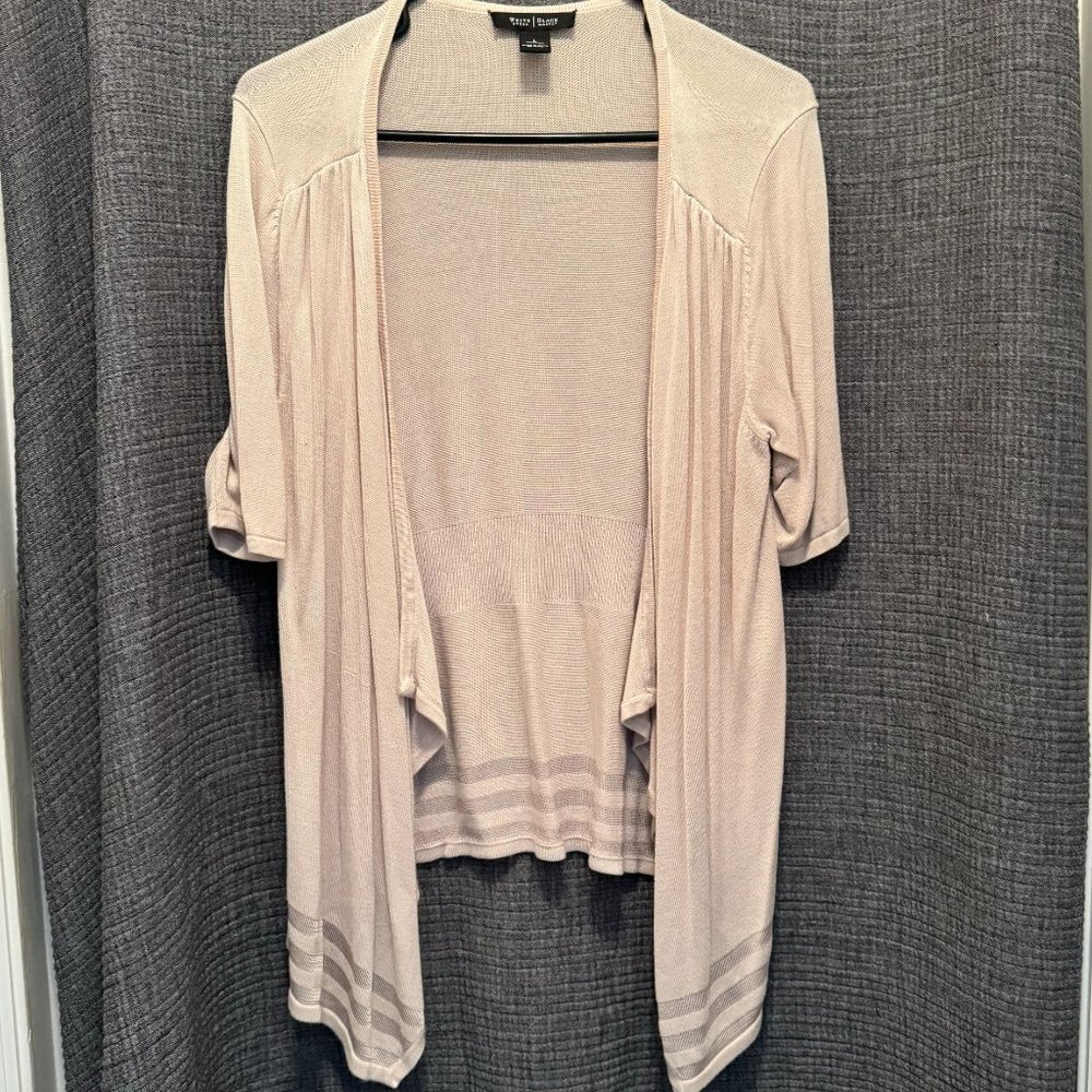 White House/Black Market Cream Colored Sweater Size L